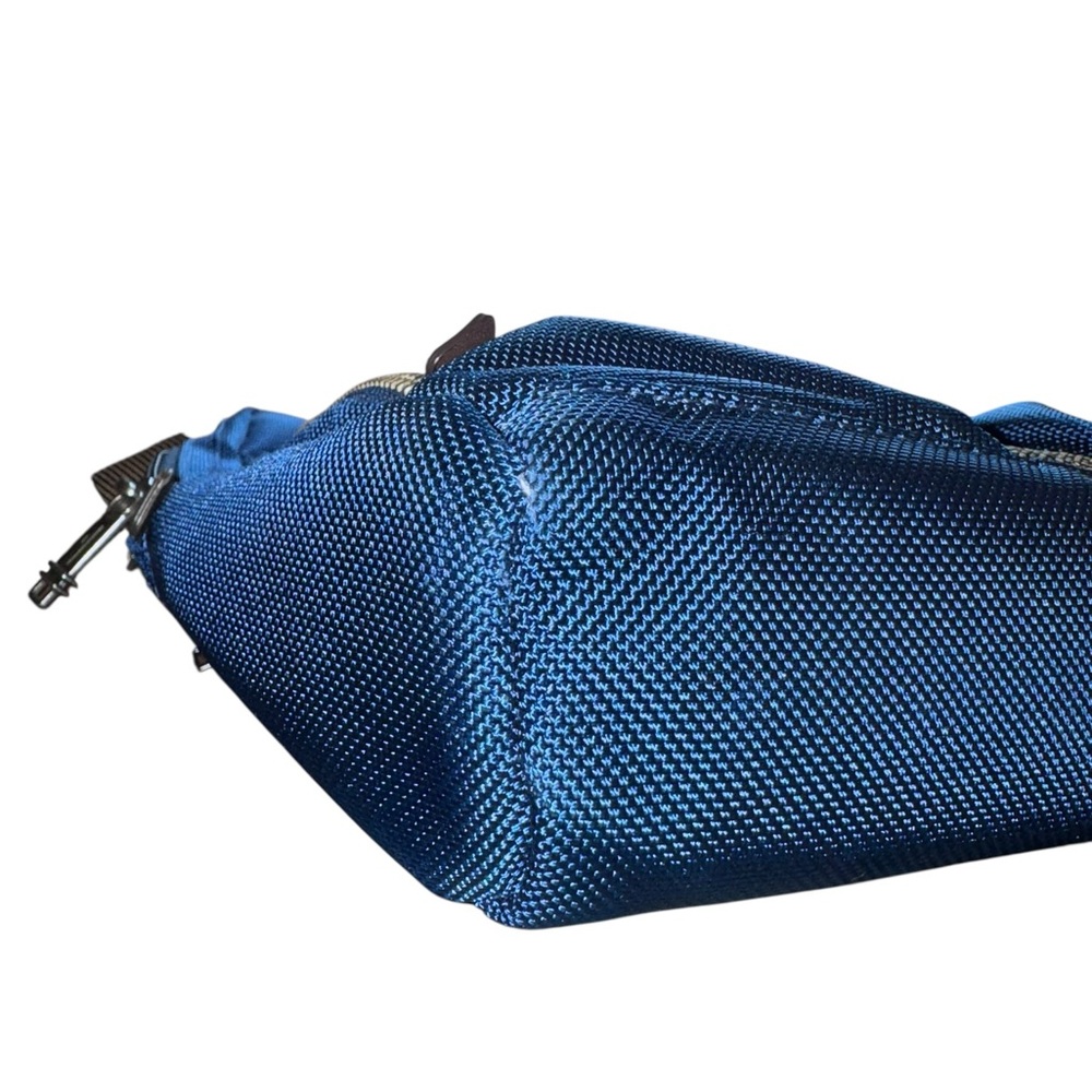 Tumi Blue Nylon Alpha Bravo McNair Slim Briefcase Bag - Picture 10 of 12